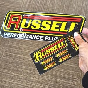 Russell Performance Plumbing Bumper Sticker & Sticker Sheet